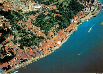 Lauenburg Elbe Fliegeraufnahme