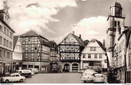 Eisenbach Vogelsbergkreis Lauterbach Hessen Marktplatz Fachwerkhaus Kirchturm Au