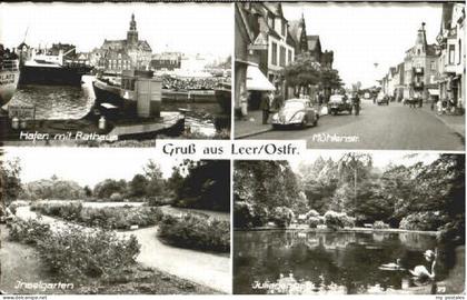 Leer Hafen Rathaus Park  x 1965