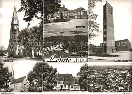 Lehrte Hannover Fliegeraufnahme Hohenhorst-See Parkhaus Kirchen