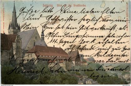 Leisnig - Blick auf die Stadtkirche