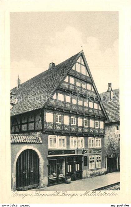 Lemgo Lippe NRW Alt Lemgo Mittelstrasse