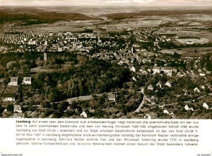 Leonberg  Wuerttemberg Fliegeraufnahme
