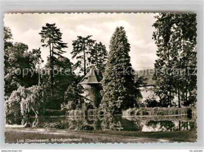 Lich Hessen Schlossgarten Teich