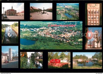 Liebenwalde Fliegeraufnahme Teilansichten Kirche See