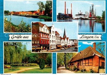 Lingen Ems Kraftwerk Emspartie Park Stadtpartie Parkhaus
