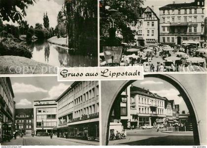 Lippstadt Flusspartie Markt Teilansichten