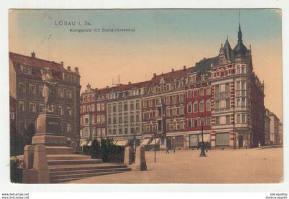 Löbau old postcard posted 1907 to Agram (Zagreb, Croatia) b210310