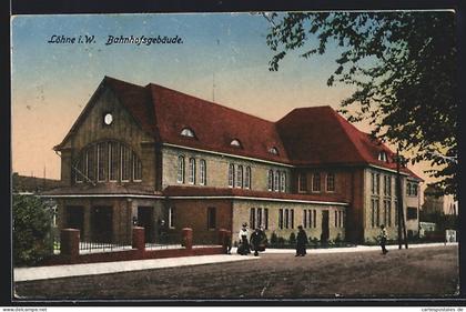 AK Löhne i.W., Bahnhofsgebäude