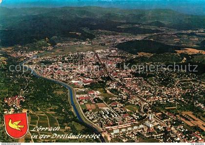 LoeRRACH Baden BW Dreilaenderecke Fliegeraufnahme