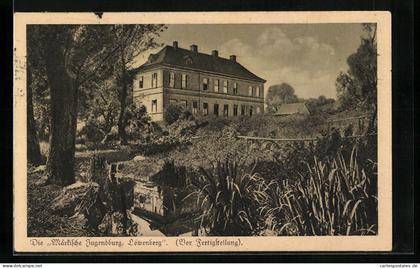 AK Löwenberg, Märkische Jugendburg vor Fertigstellung
