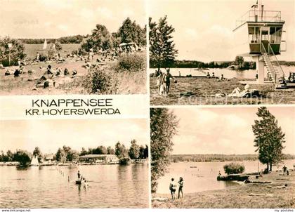 Knappensee Oberlausitz Badestrand Turm