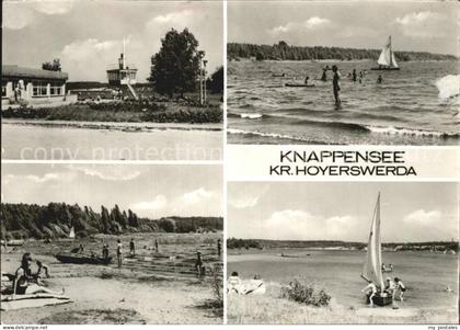 Knappensee Oberlausitz Strand Segelboote