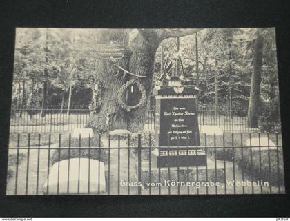 Körnergrab in Wöbbelin b. Ludwigslust , ca. 1910 , Ansichtskarte , AK , CPA