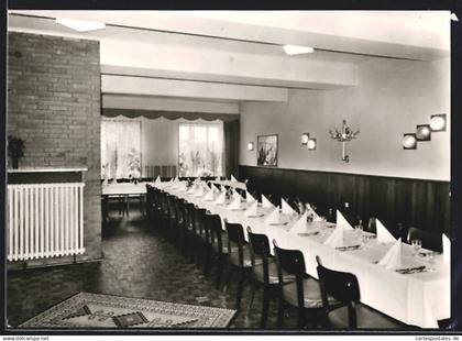 AK Levern /Krs. Lübbecke, Kurhotel Heidsiek, Innenansicht