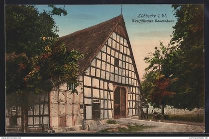 AK Lübbecke i. W., Westfälisches Bauernhaus