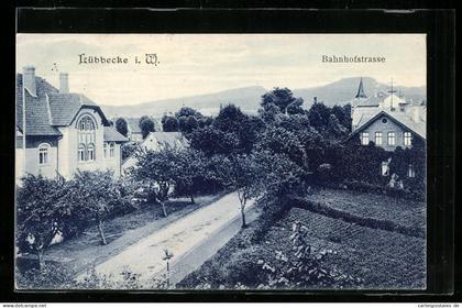 AK Lübbecke, Partie in der Bahnhofstrasse