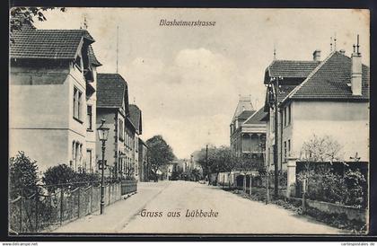 AK Lübbecke, Partie in der Blasheimerstrasse