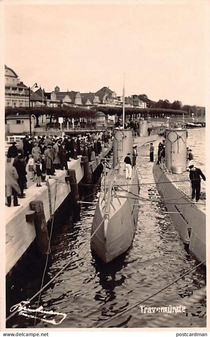 Deutschland - TRAVENMÜNDE (Lübeck) U-Boot - FOTOKARTE