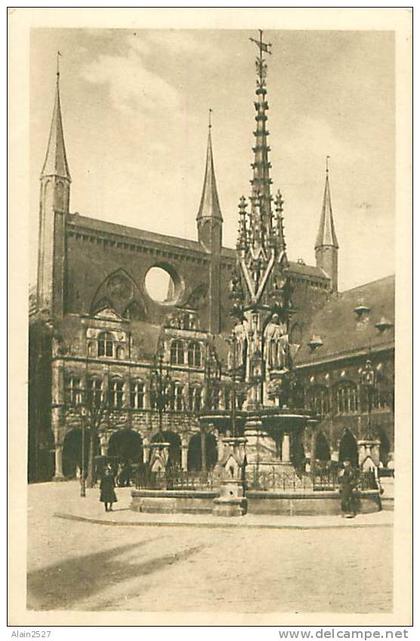 LÜBECK - Marktbrunnen (Verlag von Bernhard Nöhring, Lübeck)