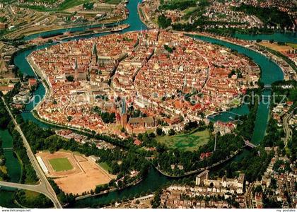 Luebeck Stadtzentrum Luebeck Fliegeraufnahme