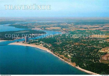 Travemuende Ostseebad Fliegeraufnahme
