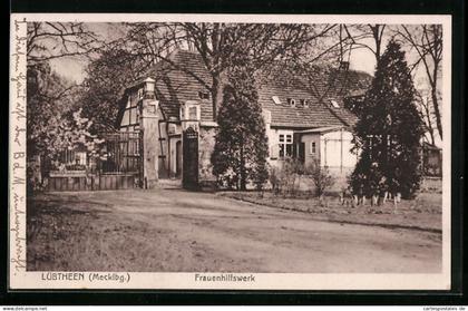 AK Lübtheen i. Mecklbg., Blick zum Frauenhilfswerk