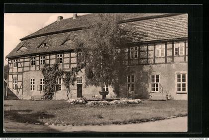 AK Dobbertin / Lübz, Feierabendheim im Fachwerkhaus