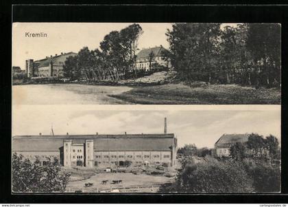 AK Lüchow-Kremlin, Partien mit Fabrikgebäude