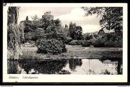 AK Lüchow, Schlossgarten, Turm