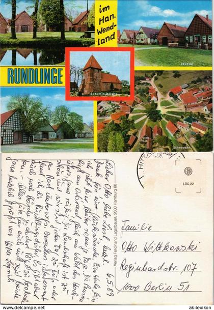 Jeetzel-Lüchow (Wendland) Runddorf Rundlinge im Wendland, ua. Schreyahn 1989