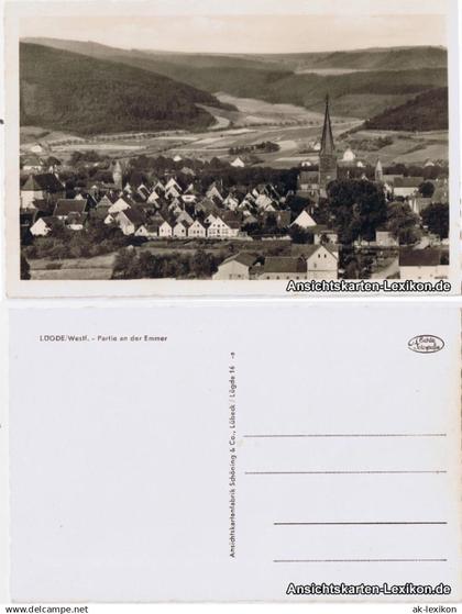 Ansichtskarte Lügde (Westfalen) Totalansicht 1960
