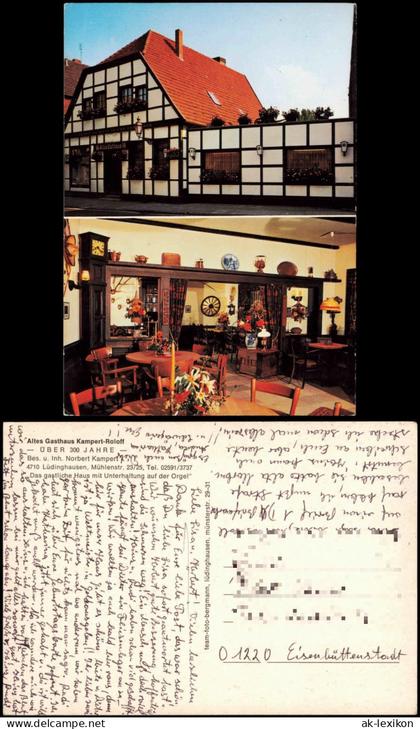 Ansichtskarte Lüdinghausen Altes Gasthaus Kampert Roloff 1973