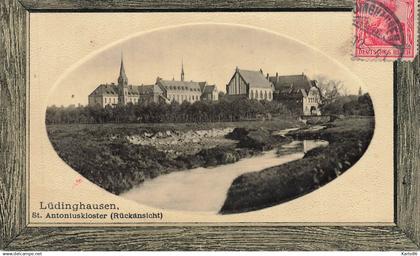 lüdinghausen , germany * st. antoniuskloster ( rückansicht ) * allemagne