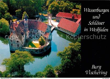 Luedinghausen Fliegeraufnahme Burg Vischering