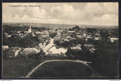 AK Lütjenburg, Ortsansicht aus der Vogelschau
