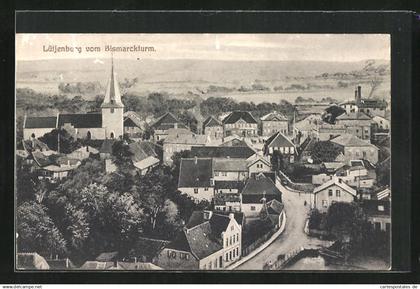 AK Lütjenburg, Ortsansicht vom Bismarckturm