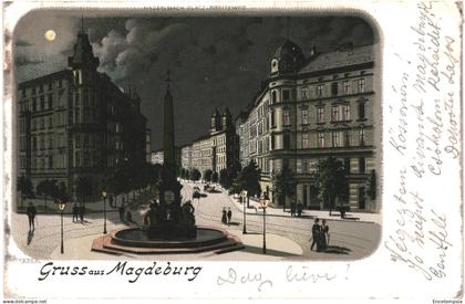 CPA Carte postale Germany Magdeburg  Gruss aus Magdeburg 1898 VM74440ok