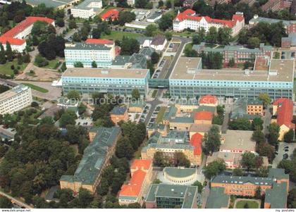 MAGDEBURG  CITY Universitaetsklinikum Magdeburg und Med Fakultaet Fliegeraufnahm