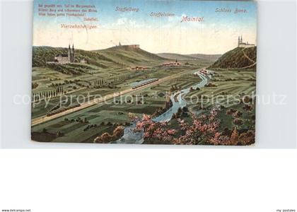 Maintal Staffelberg Vierzehnheiligen Staffelstein Schloss Banz