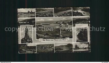 Mainz Rhein Der Rhein von Mainz bis Koeln