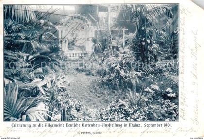 Mainz  Rhein Deutsche Gartenbauausstellung in Mainz 1901
