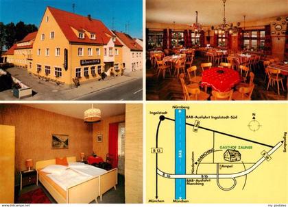 Manching Gasthof Zauner Gastraum Zimmer