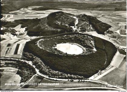 Manderscheid Eifel Mosenberger Kratersee bei Manderscheid Fliegeraufnahme x 1961