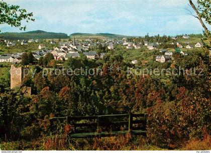 Manderscheid Eifel Panorama Oberburg