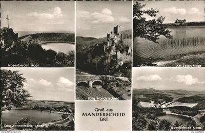 Manderscheid Eifel Toten Maar Burg Manderscheid Schalkenmehrer Maar Mosenberger