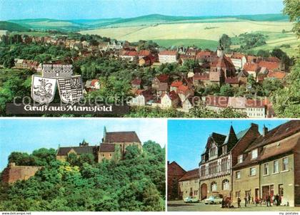 Mansfeld Suedharz Panorama Ehem Schloss Rathaus