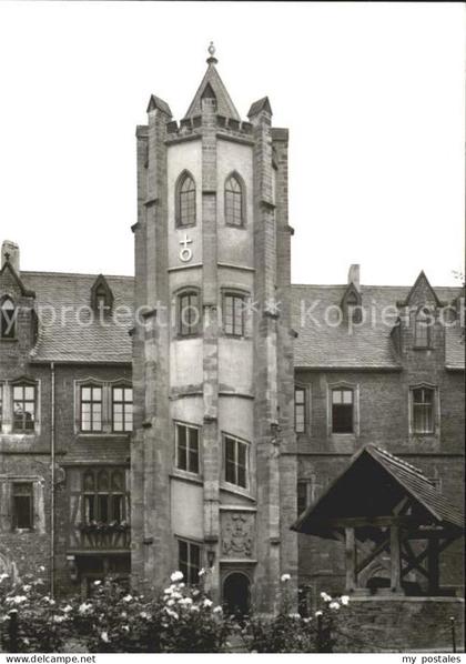 Mansfeld Suedharz Schloss Treppenturm