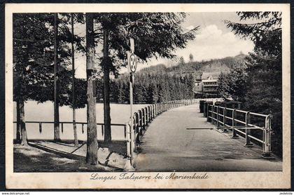 A5374 - alte Ansichtskarte - Hotel Trommershausen Marienheide - Talsperre Lingese - Carl Beckmann