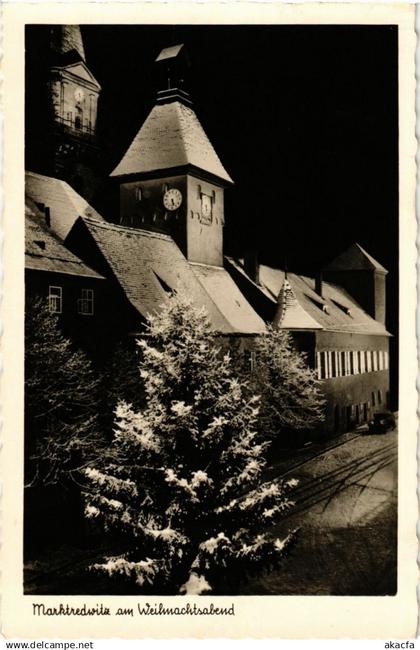 CPA AK Marktredwitz - Marktredwitz am Weihnachtsabend GERMANY (964583)